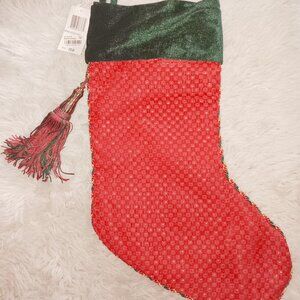 NWT - Awesome Red Christmas Stocking